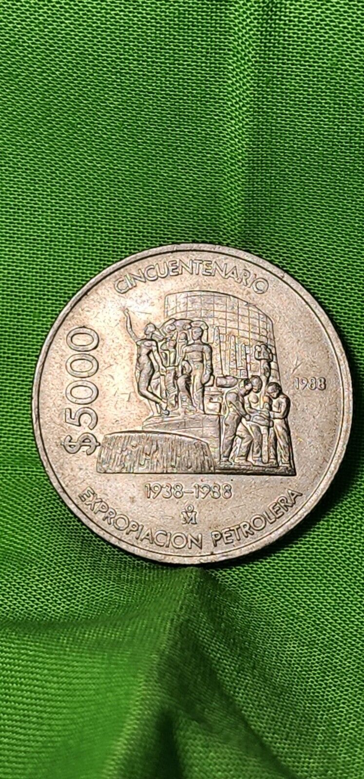 Read more about the article RARE Mexico 1938-1988 Cincuentenario Expropiacion Petrolera Circulated Coins