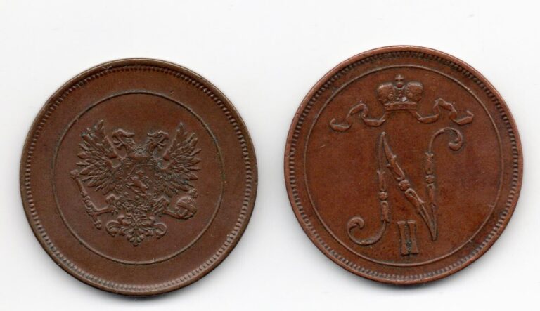 Read more about the article Finland coins  10 pennia  1916 and 1917