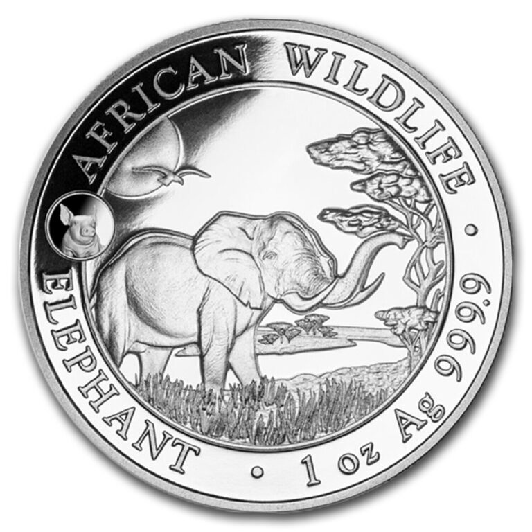 Read more about the article 2019 Somalia 1 oz Silver Elephant BU (Pig Privy)