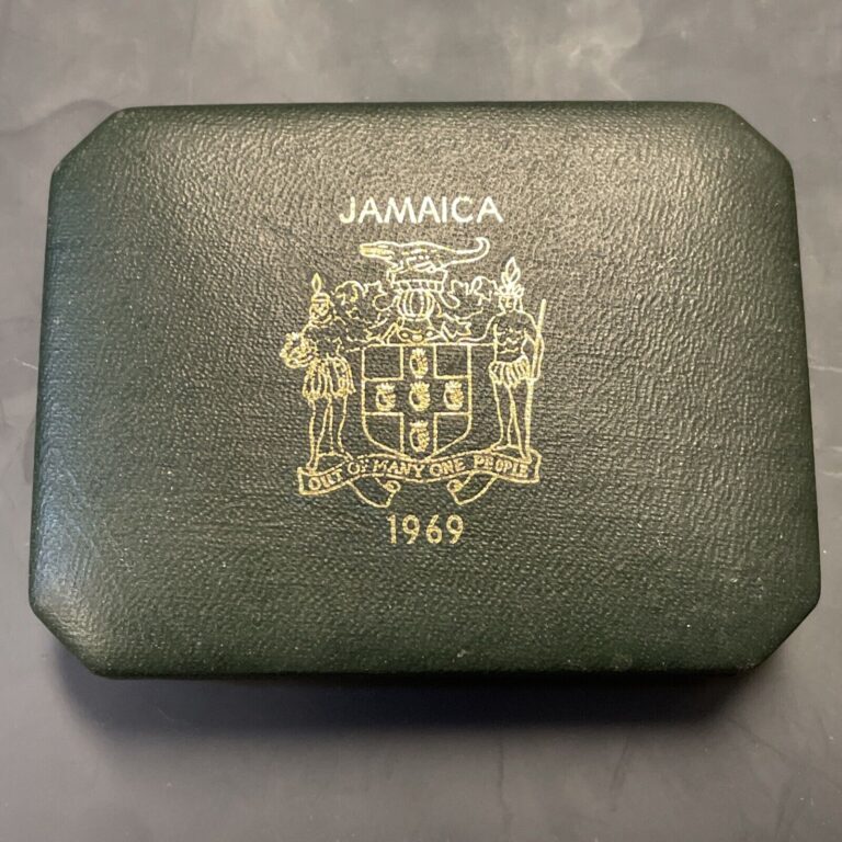 Read more about the article Jamaica Set of Royal Mint Proof Coins Year 1969 Uncirculated collection of 2 box