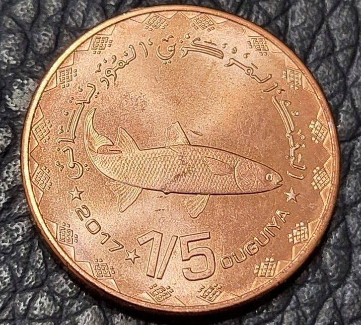 Read more about the article 2017 Mauritania ⅕ Ouguiya Coin