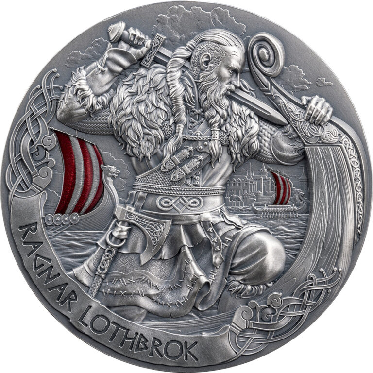 Read more about the article 2024 Cameroon The Way of Valhalla Ragnar Lothbrok 2 oz Silver Coin