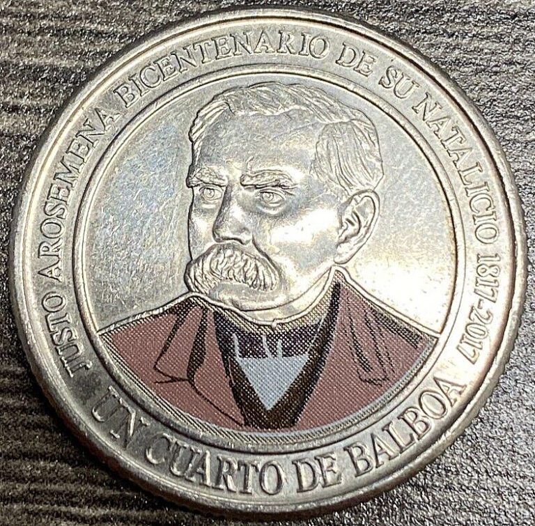 Read more about the article 2018 Republic of Panama Un Cuatro De Balboa Colorized Commemorative Coin