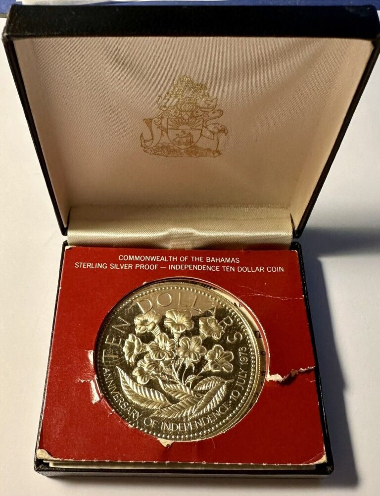 Read more about the article Bahamas 1973 Independence Day $10 Dollars Proof Silver Coin!!!