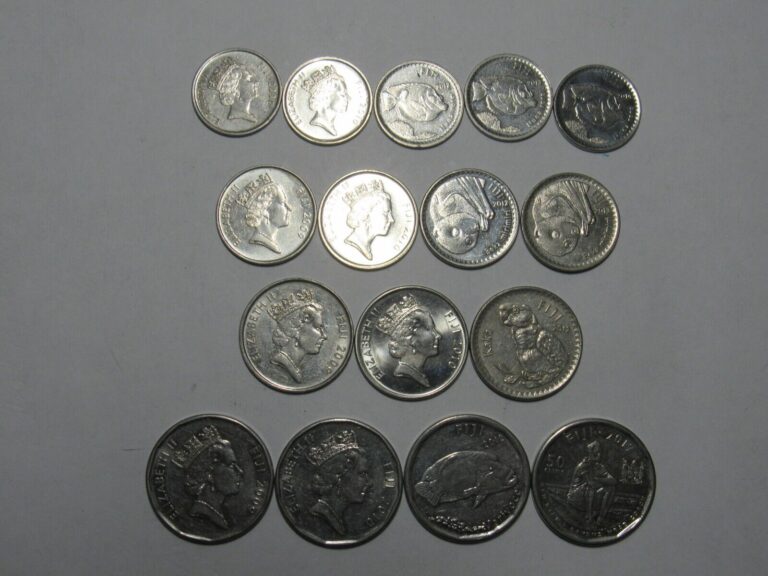 Read more about the article Lot of 16 Different Fiji Coins – 2009 to 2017 – Circulated