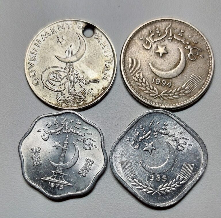 Read more about the article Pakistan 4 Different Old Coins Lot