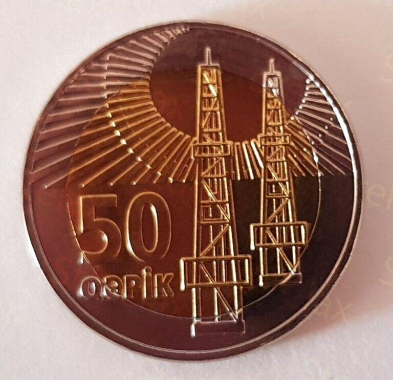 Read more about the article AZERBAIJAN 50 QAPIK COIN LIMITED ISSUE 2006 WORLD COIN MONEY UNC NEW AUTHENTIC