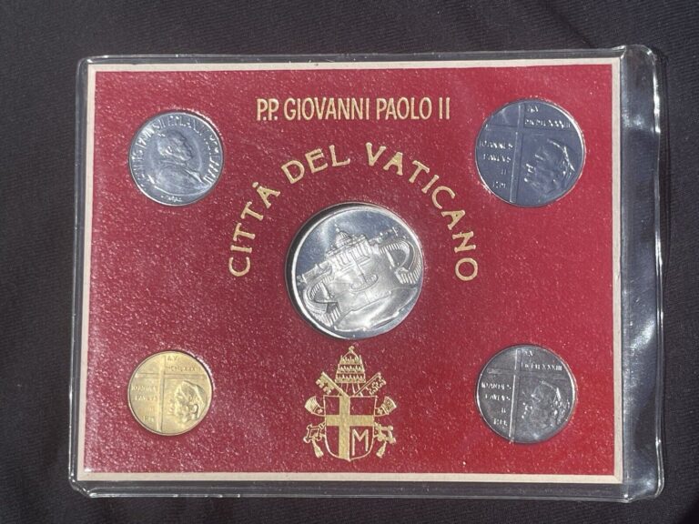 Read more about the article Citta Del Vaticano (Vatican) Souvenir 5 Coins Sealed
