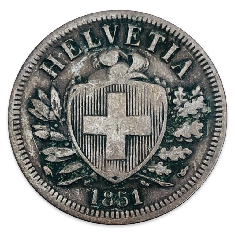 Read more about the article 1851 A Switzerland 2 Rappen #GA2219
