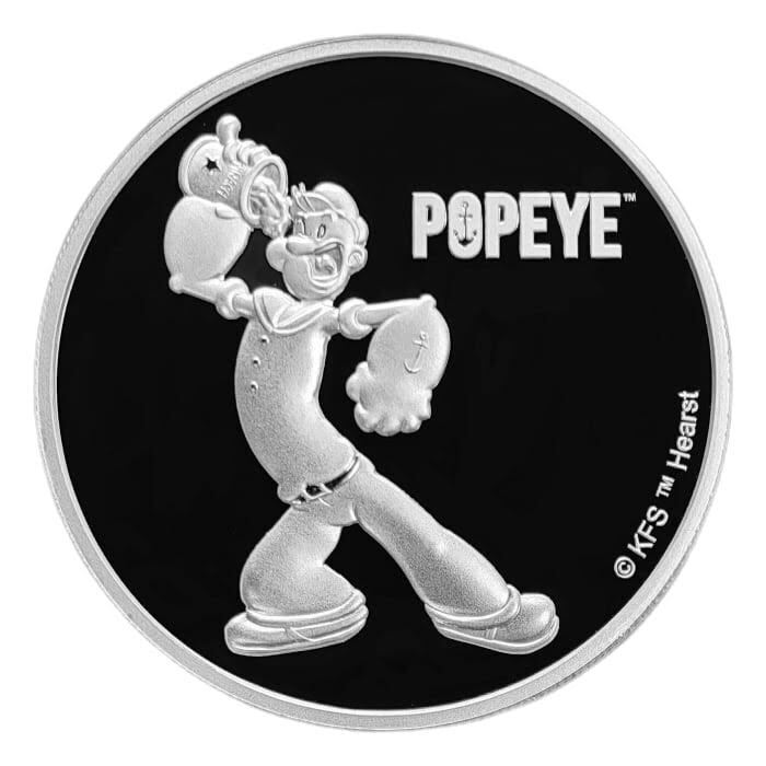 Read more about the article 2024 Fiji Popeye Proof-Like 1 oz Silver Coin in capsule