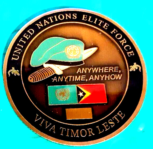 Read more about the article ULTRA RARE UNITED NATIONS ELITE FORCE ON A MISSION IN EAST TIMOR 1.75″ MINT COIN