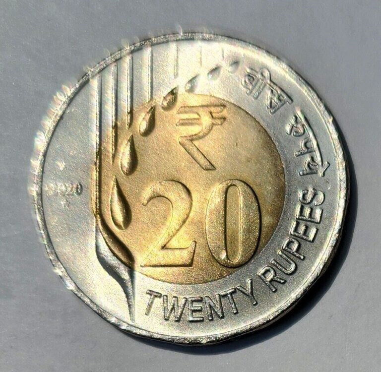 Read more about the article 2020 20 RUPEES INDIA – UNCIRCULATED COIN!!