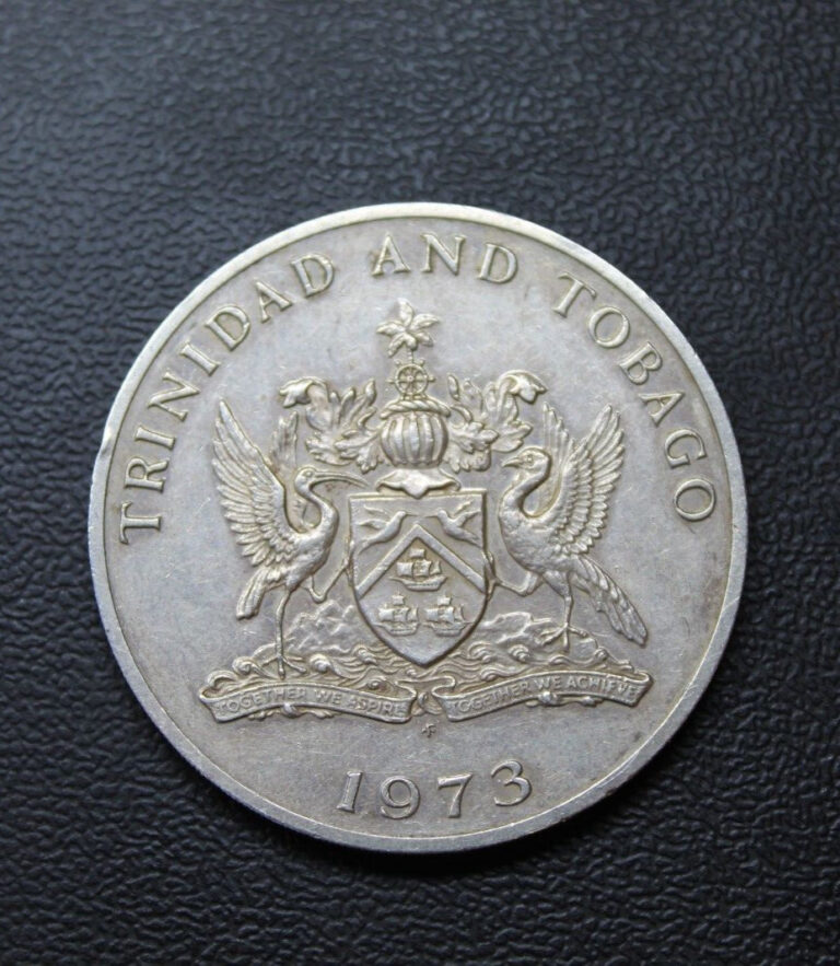 Read more about the article 1973 Trinidad And Tobago $10 Dollar .925 Sterling Silver Coin *LOOK*  FREE SHIP