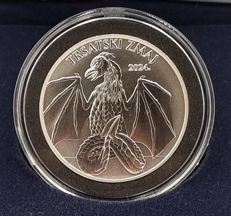 Read more about the article CROATIA 2024 Trsat Dragon Silver Proof Coin