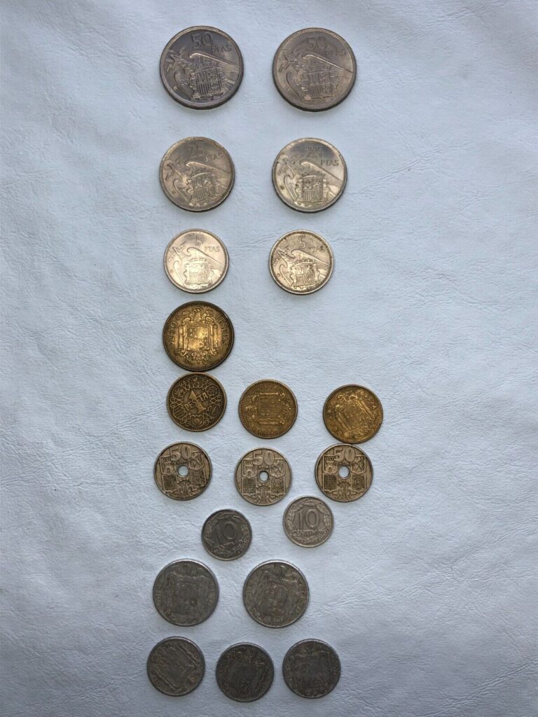 Read more about the article Lot of 20 Spain Coins  various denominations and years