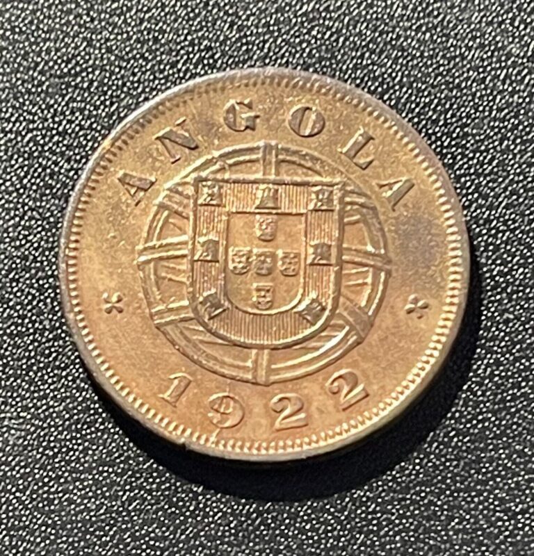 Read more about the article Angola 1922 5 Centavos Bronze Coin