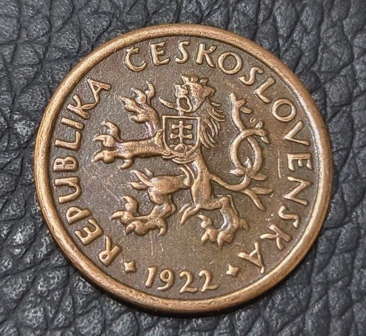 Read more about the article 1922 Czechoslovakia 10 Haléřů Coin