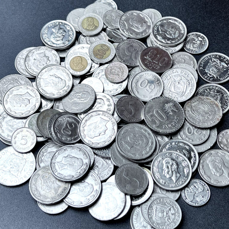 Read more about the article Ecuadorian Coins 🇪🇨 1 LB of Random Coins from Ecuador  a Lot of ~100 Coins🇪🇨