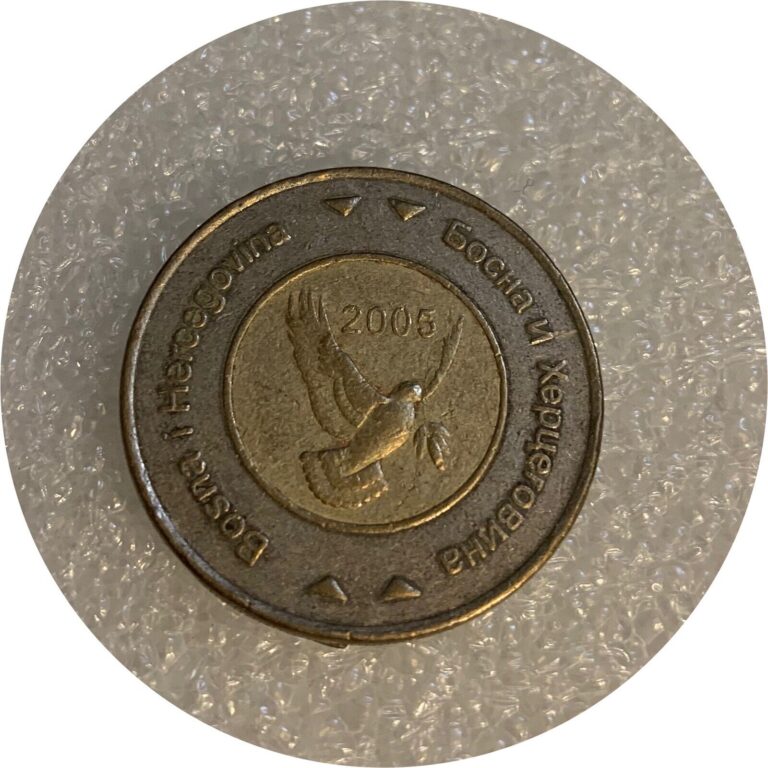 Read more about the article 2005 BOSNIA and HERZEGOVINA 5 KONVERTIBILNISH MARAKA Nice Coin