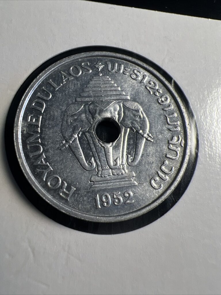 Read more about the article 1952 Laos 20 Cents coin Z1883