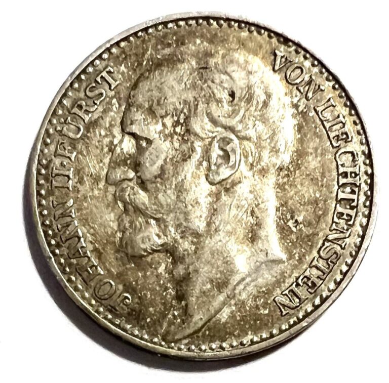 Read more about the article Coin 1 Krone Liechtenstein  1900 Silver REF92496