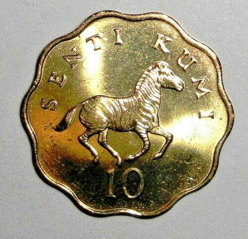 Read more about the article Tanzania 10 senti  Zebra  Horse  animal wildlife coin