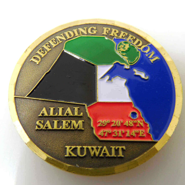 Read more about the article DEFENDING FREEDOM ALIAL SALEM KUWAIT CHALLENGE COIN