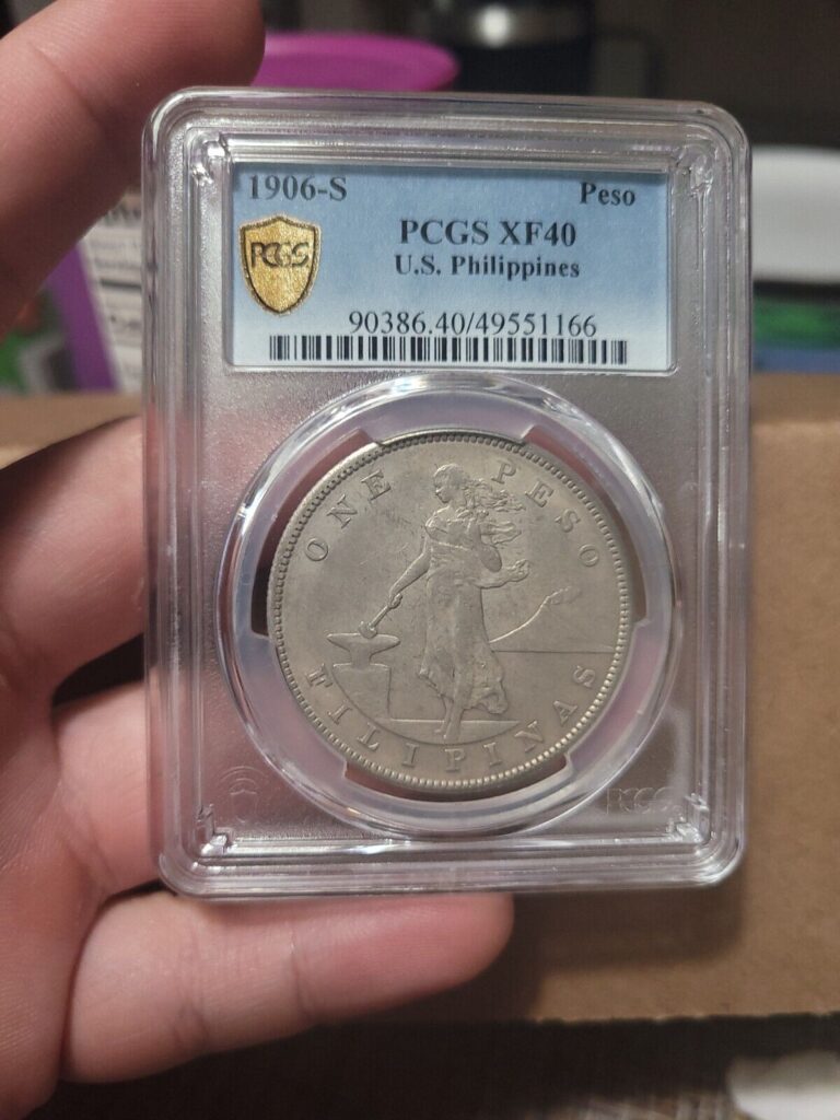 Read more about the article 1906-S Philippine Peso Pcgs Xf40