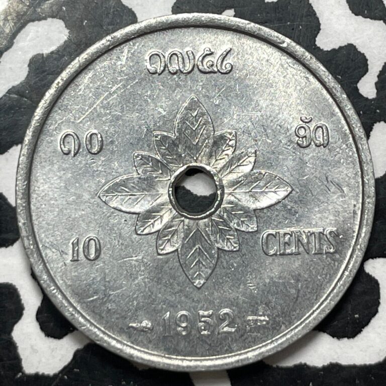 Read more about the article 1952 Laos 10 Cents (7 Available) High Grade! Beautiful! (1 Coin Only)