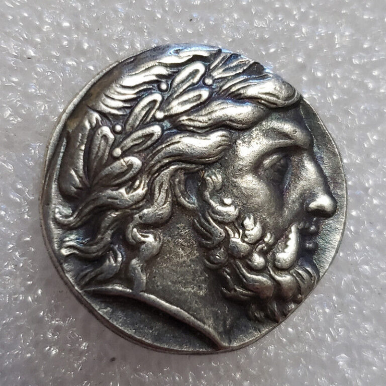 Read more about the article Ancient Greece Commemorative Silver Plated Coin Philip II of Macedon Tetradrachm