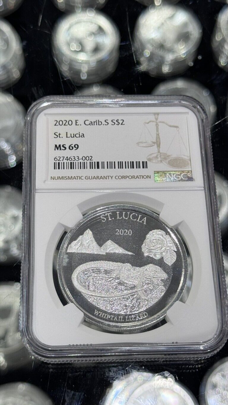 Read more about the article 2020 E. Carib.S S$2 St. Lucia MS 69 Loc 15*