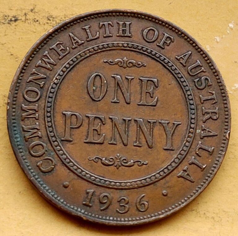 Read more about the article 1936 AUSTRALIA 1 PENNY KM #23 – VERY NICE CIRC COLLECTOR COIN!