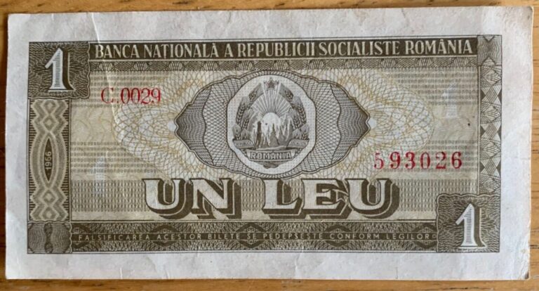 Read more about the article 1 Romanian Leu 1966