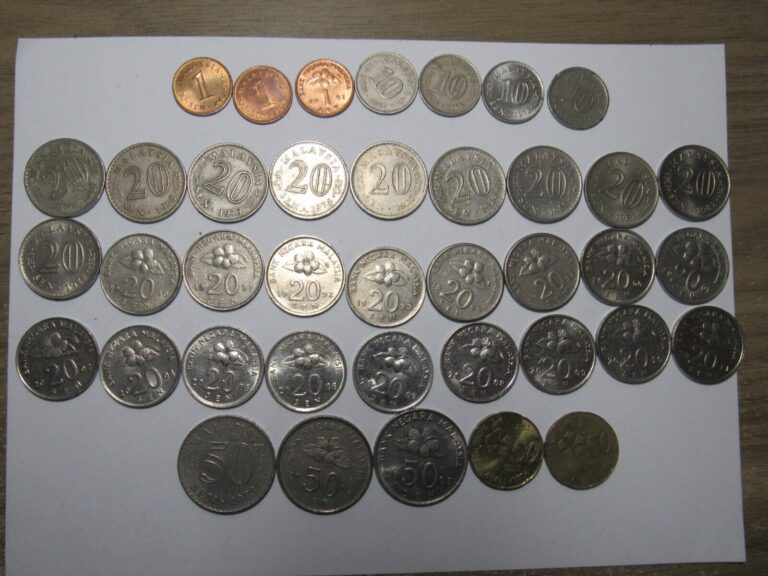 Read more about the article Lot of 39 Different Malaysia Coins – 1967 to 2013 – Circulated