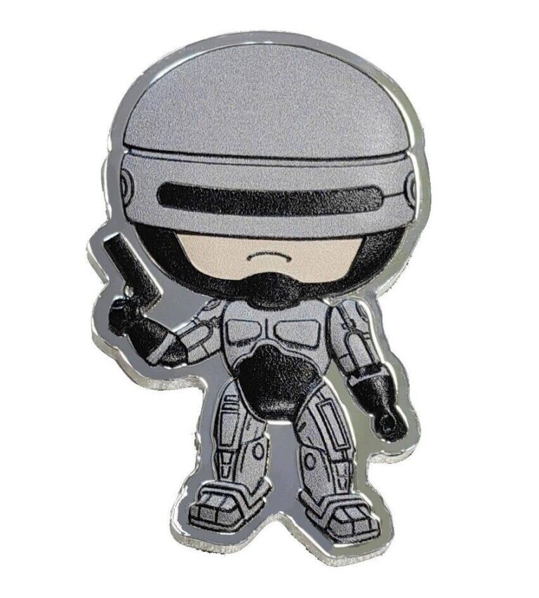 Read more about the article 2024 Fiji RoboCop Shaped Colorized 1 oz Silver Coin mintage of 2000