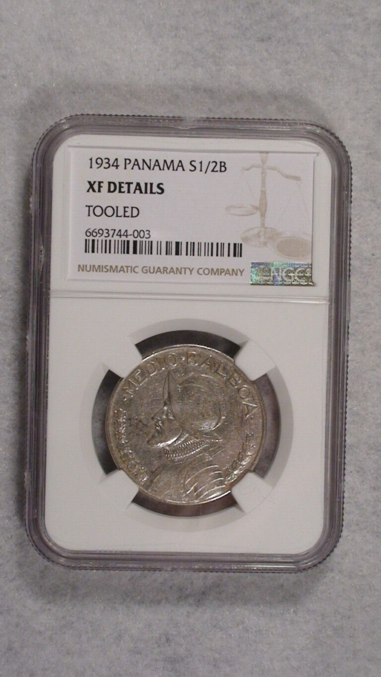 Read more about the article 1934 PANAMA 1/2 BALBOA NGC EXTRA FINE SILVER 1/2B Coin PRICED TO SELL!
