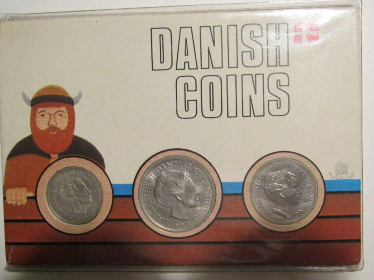 Read more about the article Denmark/Danish 1981 6 Coins 5 10 25 Ore 1 5 10 Kroner Bu Set