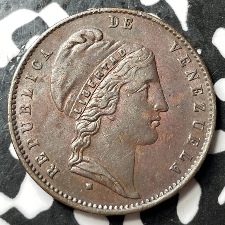 Read more about the article 1852 Venezuela 1/2 Centavo Lot#JM7216 Nice!