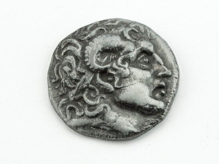 Read more about the article Silver Coin Greece Greek head of Alexander the Great 30mm 19g 925 Silver