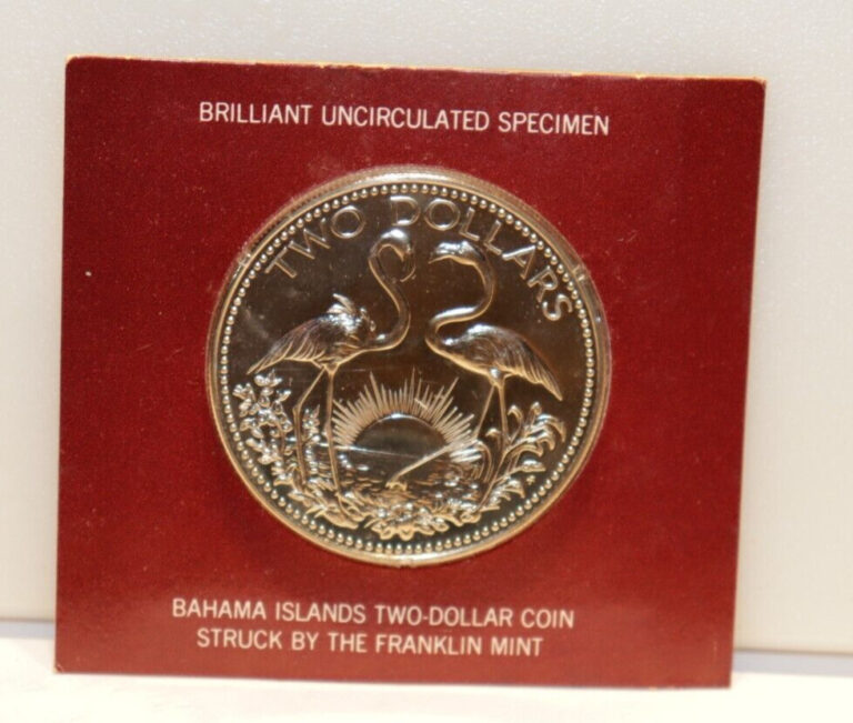 Read more about the article 1975 BAHAMAS 2 DOLLARS Coin  Cu/Ni  FM  Special Uncirculated (8810 minted)