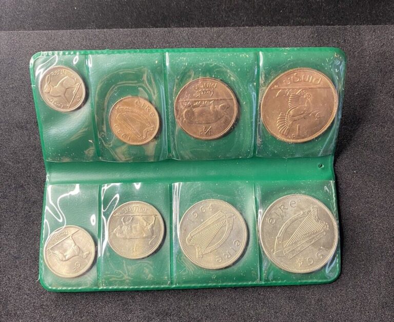 Read more about the article 1964 Ireland Pre-Decimal Uncirculated 8 Coin Set Free Shipping