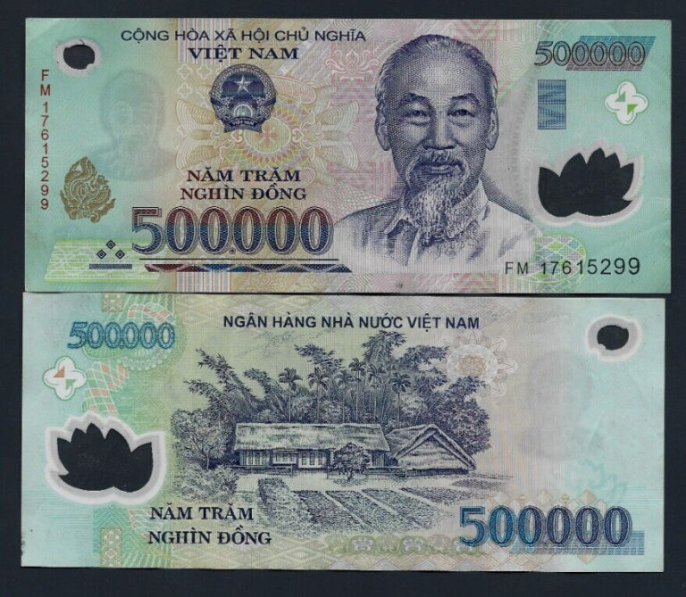 Read more about the article Vietnamese 1/2 Million Dong ( 1 Pcs x 500 000 ) Vietnam Banknote Currency VND #1