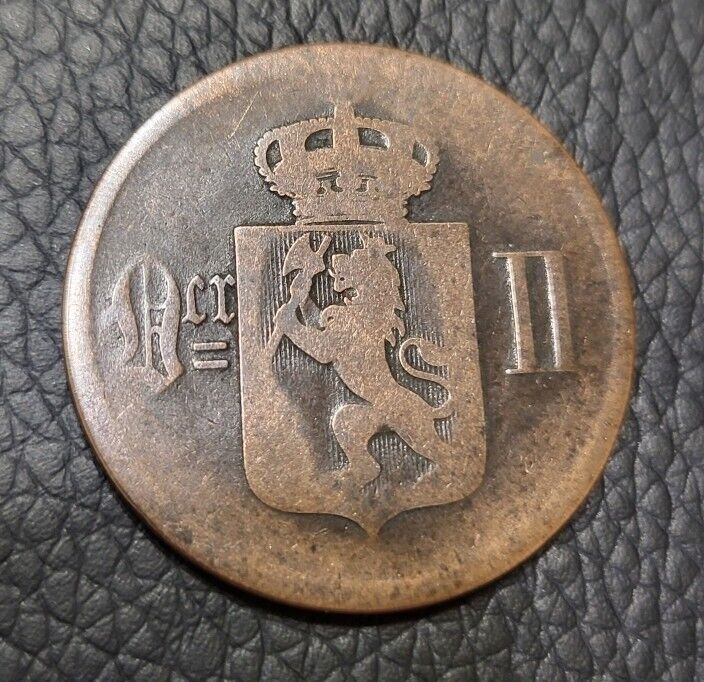 Read more about the article 1878 Norway 5 Øre Coin