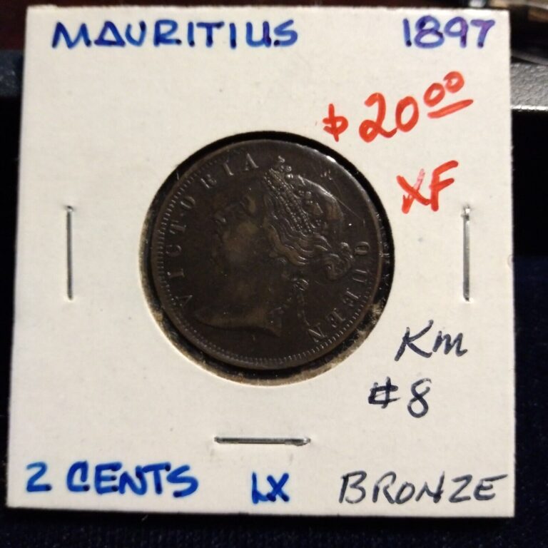 Read more about the article 1897 Mauritius 2 Cent Coin