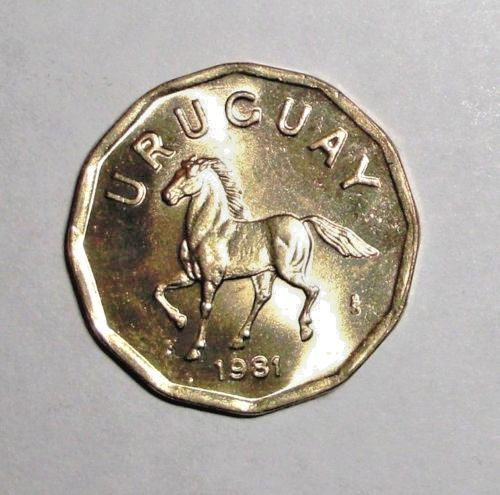 Read more about the article 1981 Uruguay 10 centesimos Coin Horse Stallion Animal Wildlife