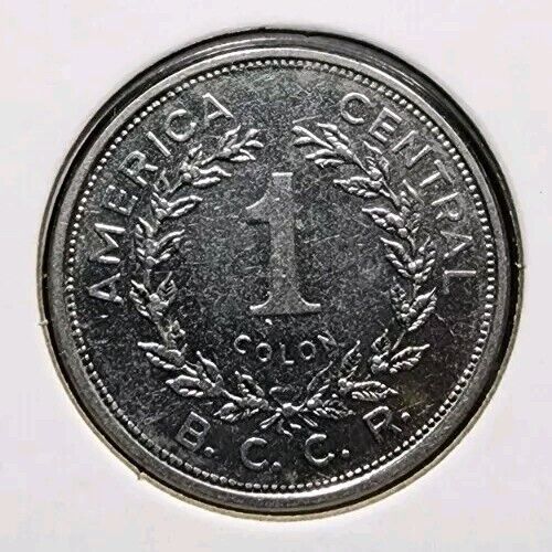 Read more about the article 1984 Coin Costa Rica 🇵🇷 1 Colon World Foreign Coin KM 210 In Mylar Flip!