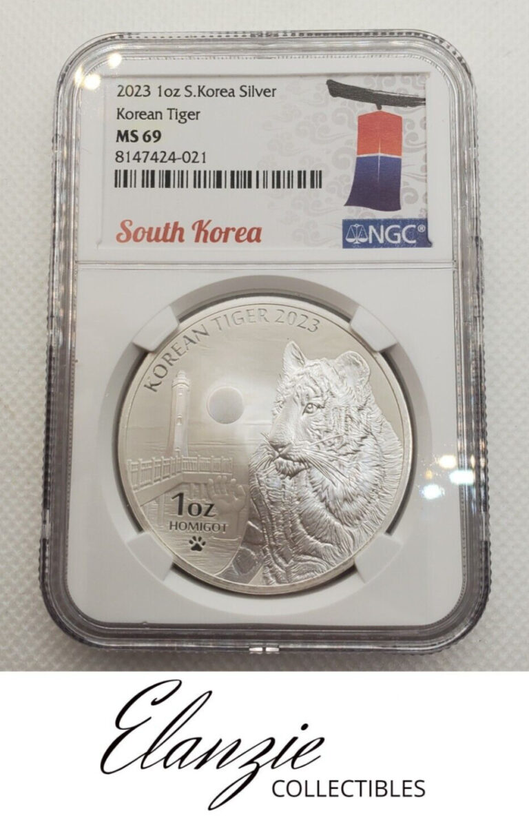 Read more about the article 2023 South Korea Silver Korean Tiger NGC MS69 (mintage 30 000)