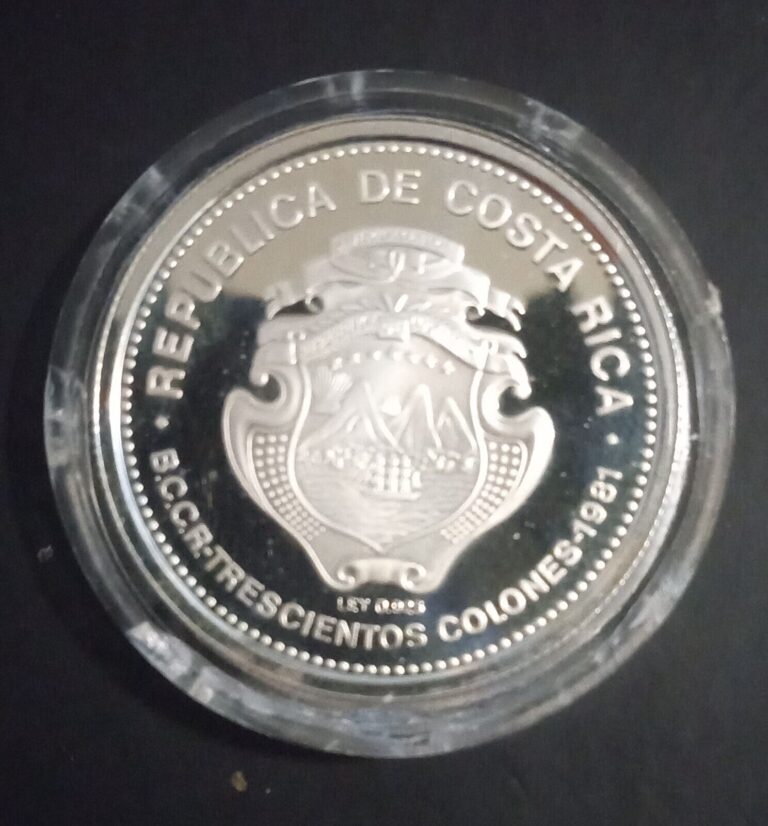 Read more about the article COSTA RICA SILVER COIN 300 COLONES 1981. GREGORIO J. RAMIREZ
