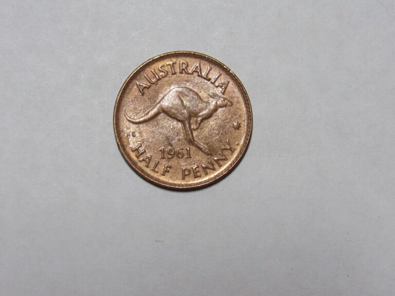 Read more about the article Old Australia Coin – 1961 Half Penny Kangaroo – Circulated