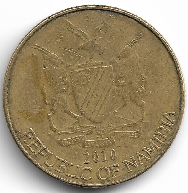 Read more about the article Namibia 1 Dollar 2010 KM# 4